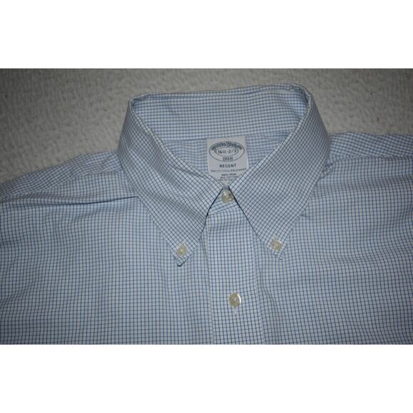 Brooks Brothers Dress Shirt 1818 Mens Size Large Regent Fit Cotton Non-Iron - Picture 4 of 6
